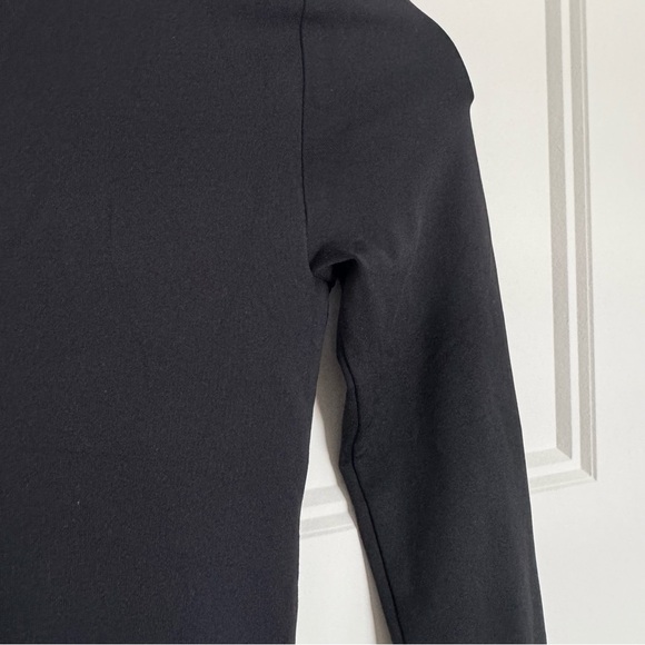 Aritzia Babaton Original Contour Prosperity Crew Black Long Sleeve Bodysuit 2XS - Picture 8 of 10